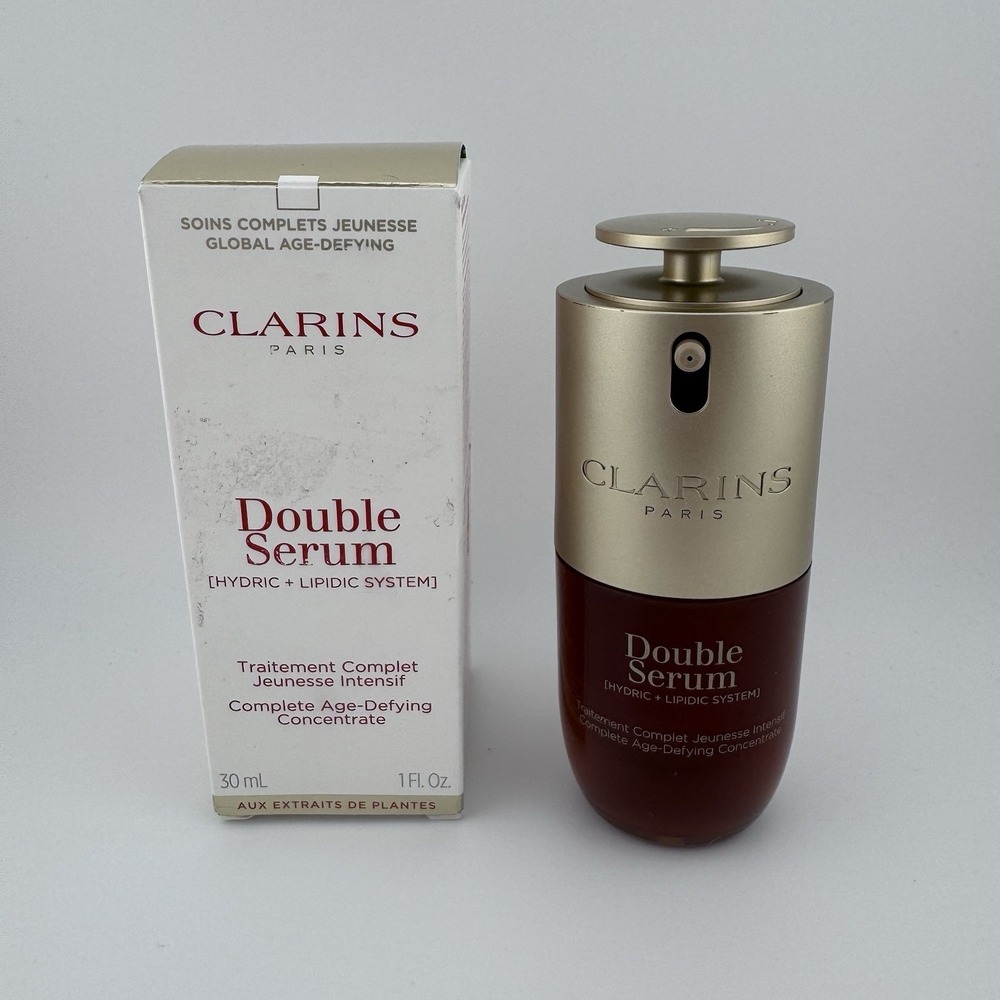 Clarins Paris Double Serum Hydric Lipidic System 30ml 1oz Age-Defying